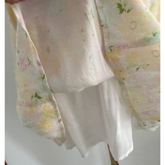 Sophie Rue by Anthropologie Puff Sleeve Mini Floral Dress Cottagecore - Picture 10 of 10